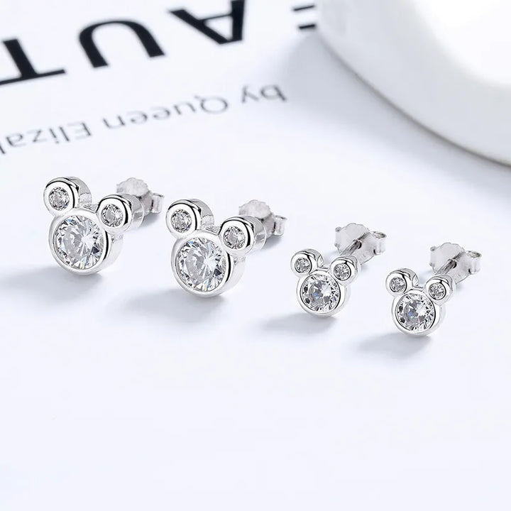 Mickey CZ Earrings