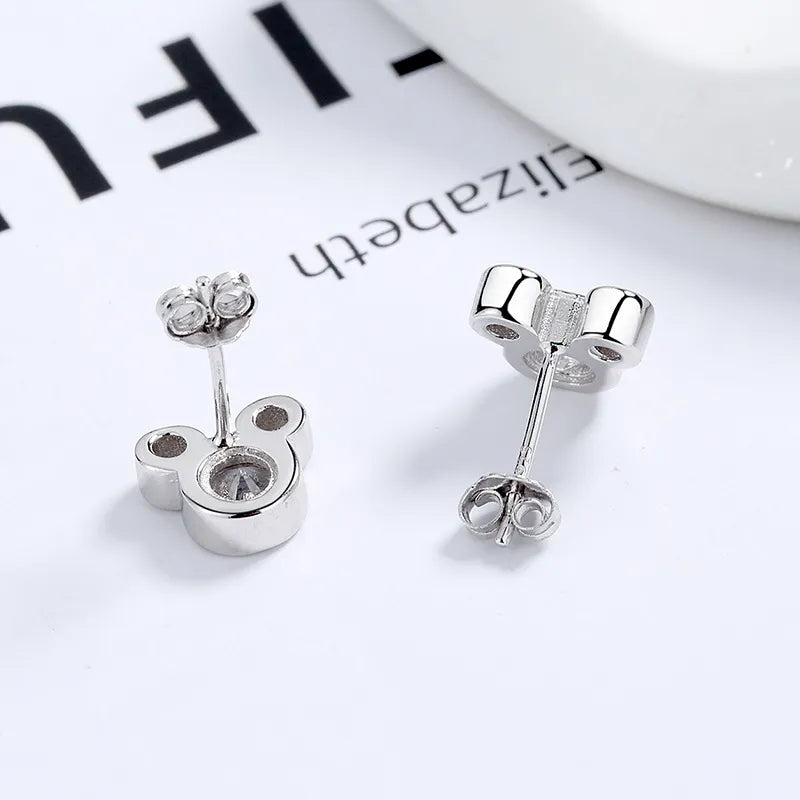 Mickey CZ Earrings