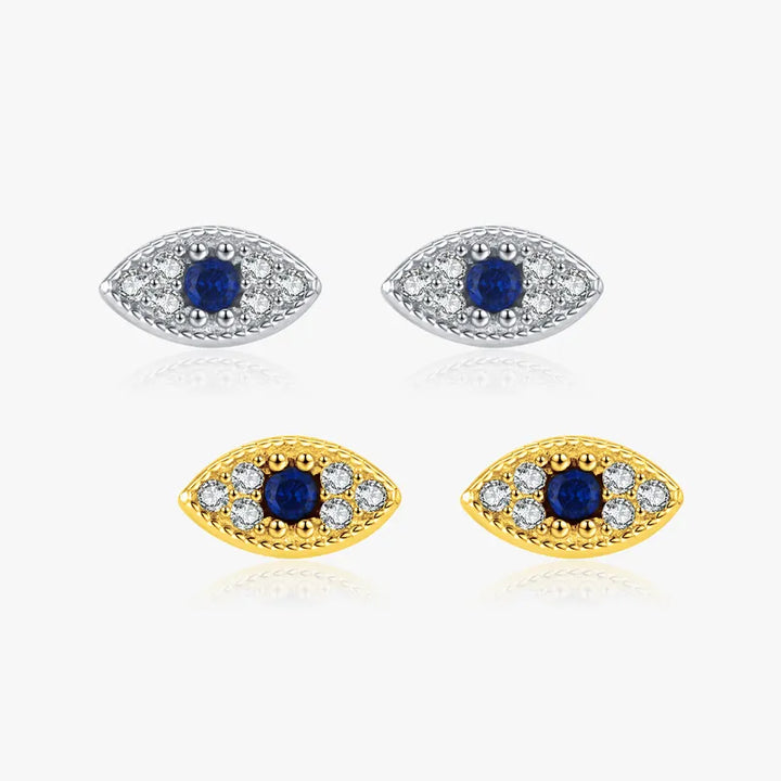 Evil Eye Stud Earrings