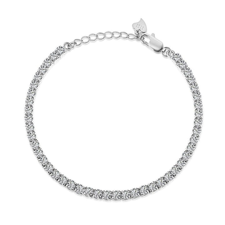 Stackable tennis bracelets 3mm and 4mm