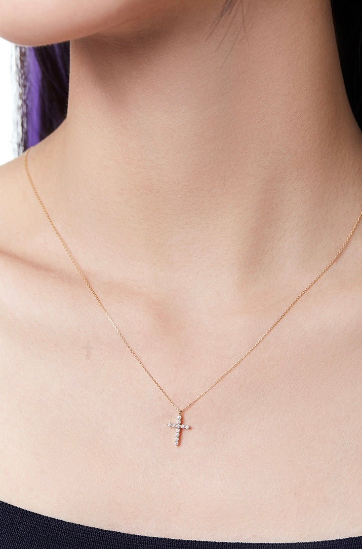 Modern Style Cross Necklace