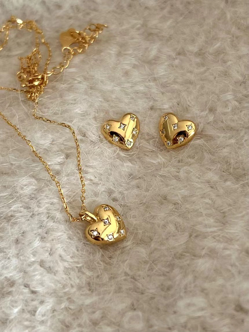 Sweet Heart Bubble Necklace