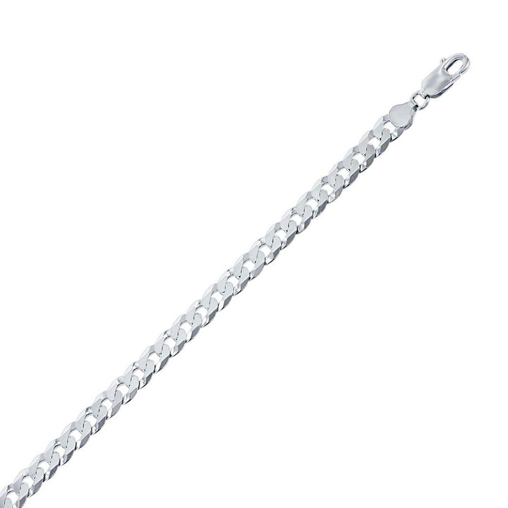 6mm Sterling Silver Curb Chain/ bracelet