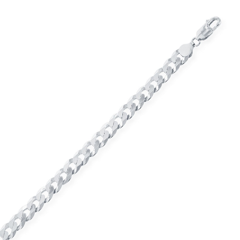 8mm Sterling Silver Curb Chain/ bracelet